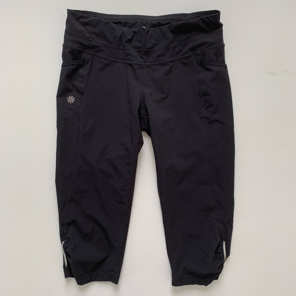 Athleta Crop Pants Size S Dobby Be Free Knicker - Picture 1 of 8